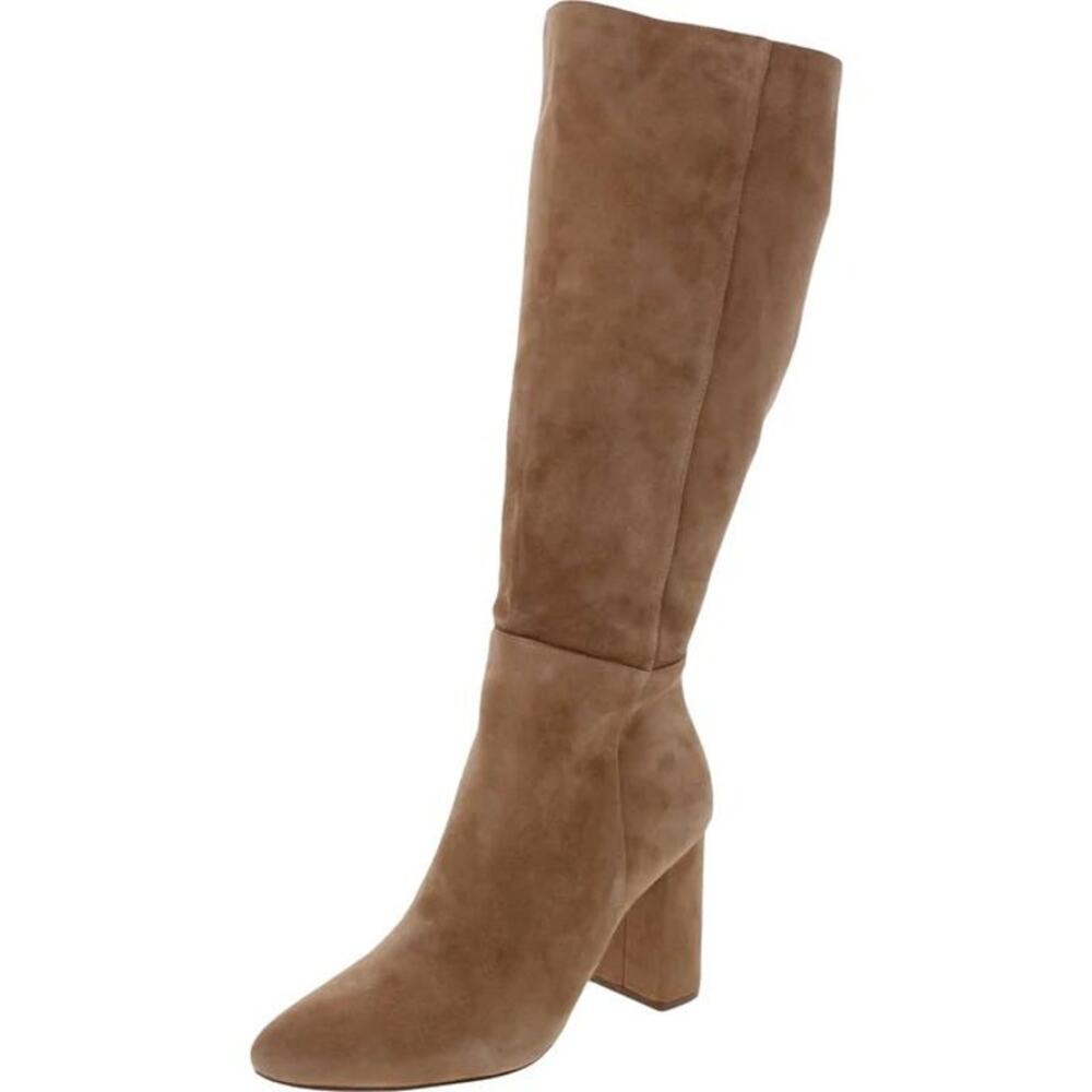 STEVE MADDEN Women’s Suede Leather Ninny Block Heel Knee High Boots | Sz 11M